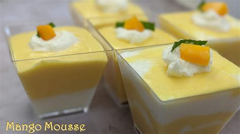 Quick And Delicious Mango Mousse Using 3 Ingredients Mango Mousse Recipe Without Egg And