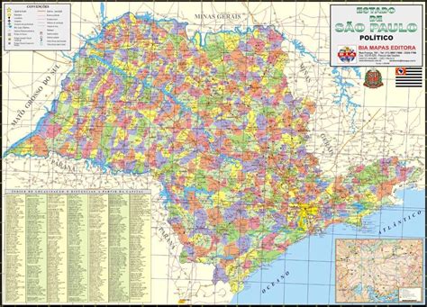 Esta é uma lista de municípios do estado de são paulo agrupados por ordem alfabética. Mapa Estado De São Paulo - Risque - Rabisque - R$ 230,00 ...