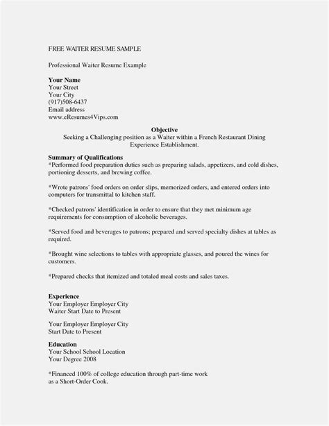 37 Cocktail Waitress Job Description For Resume For Your Needs