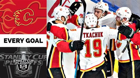 Calgary Flames Every Goal From The 2020 Stanley Cup Playoffs Youtube