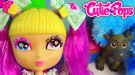 Cutie Pops Doll Pink Party Evening Hair Lollipop Eyes Toy Review