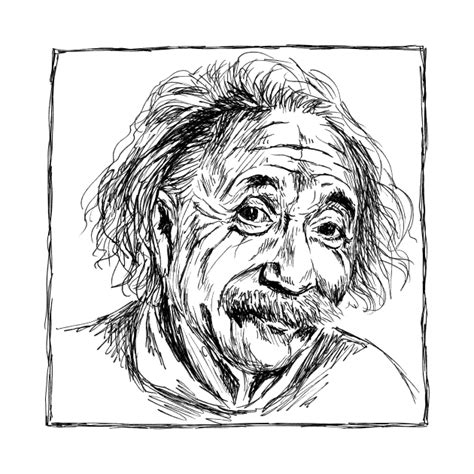 Albert Einstein Portrait Albert Einstein Body Bébé Teepublic Fr