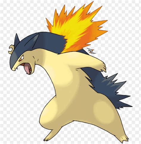 Free Download Hd Png Typhlosion Known As The Volcano Pokémon Is The