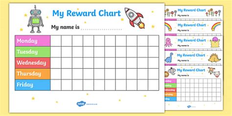 👉 Reward Charts For Kids Teacher Made