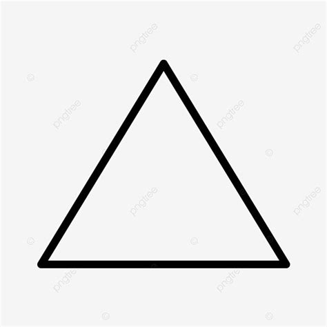 Black Triangle Clipart Hd Png Triangle Line Black Icon Line Icons