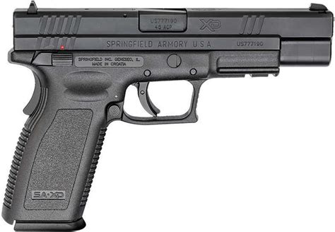 Springfield Armory Xd Full Size 45 Acp Thumb Safety 5 Barrel 13 Round Essentials Package Black