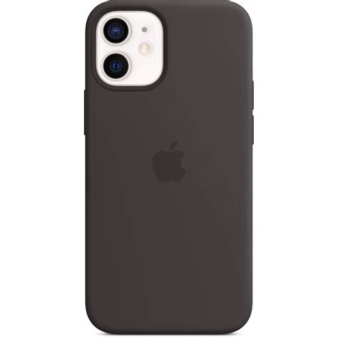 Apple Iphone 12 Mini Silicone Case With Magsafe Black