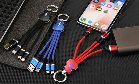 3 In 1 Keychain Charging Cable Groupon