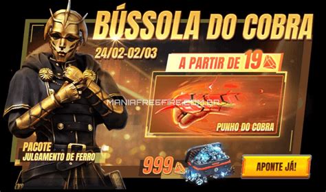How to obtain and rewards explained the legendary cobra loot box as mentioned earlier, in one of the events, the users can receive the cobra loot box at no cost. PUNHO DE COBRA, JULGAMENTO DE FERRO E DIAMANTES NA BÚSSOLA ...