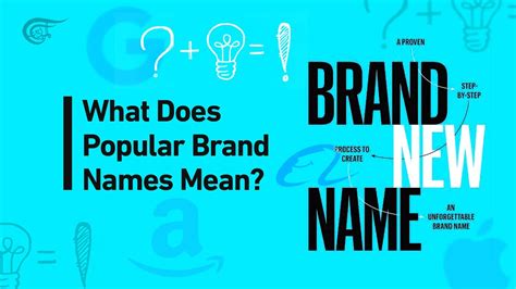 What Popular Brand Names Mean Youtube