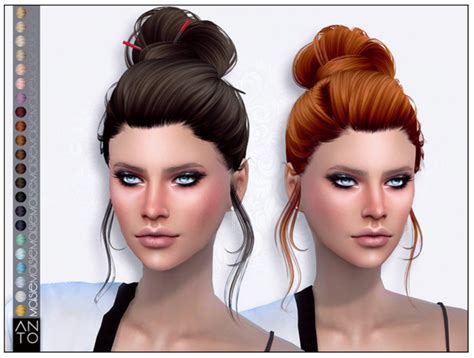 Anto Maisie Hairstyle Womens Hairstyles Sims 4 Sims Hair