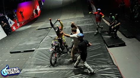 Jacko Strong Crushes Fmx Front Flip Nitro Circus Uncovered Youtube