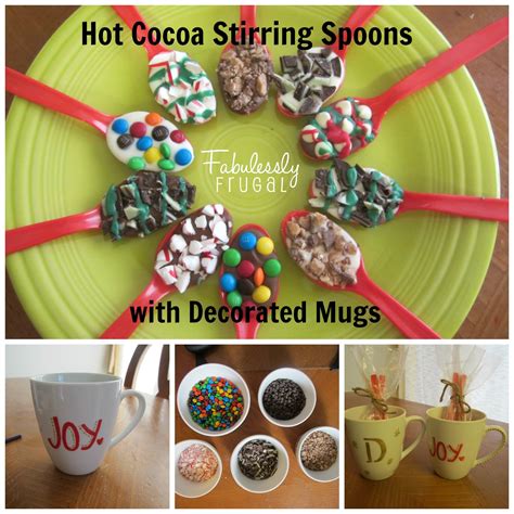 Christmas T Idea Hot Cocoa Stirring Spoons Fabulessly Frugal