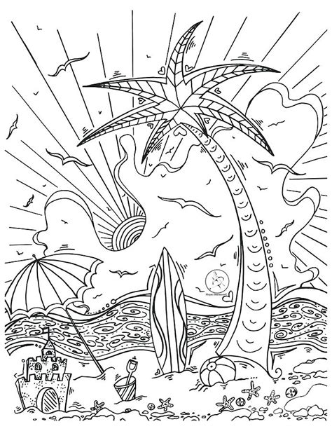 Tropical Island Coloring Pages at GetColorings.com | Free printable