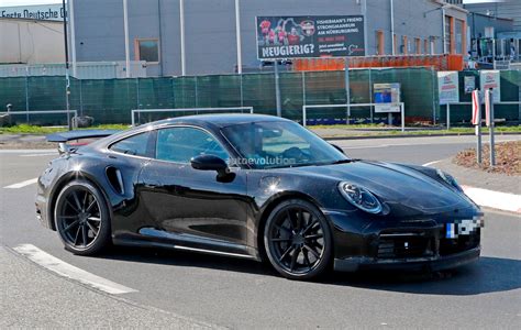 Spyshots 2020 Porsche 911 Turbo Shows New Active Rear Wing On