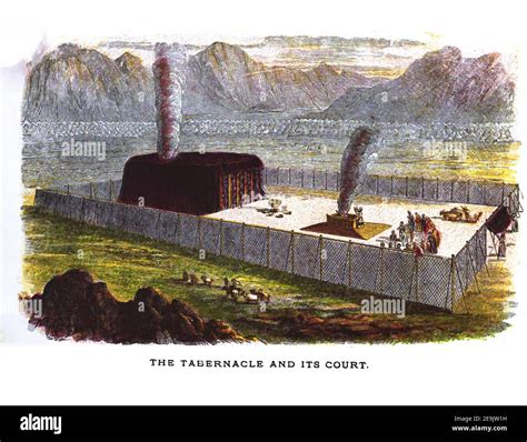 The Tabernacle And Its Court From The Book Pictorial Description Of