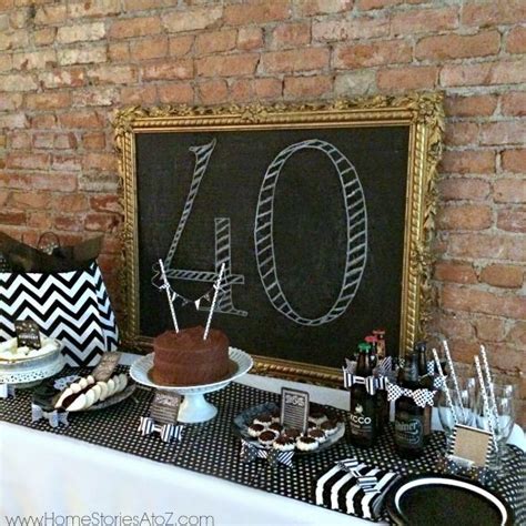 Before we start to break our heads to know which elements or which decoration is the most appropriate for a birthday. 40th Birthday Party Idea for a Man | 40th birthday parties ...