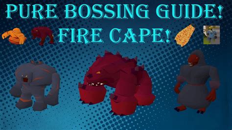 Osrs Fire Cape Guide For Pures Easy Fire Cape Youtube