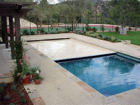 Compare estimated costs for inground swimming pools. Plexiglass Pool Cover Dance Floor Cost Lovely Hard Pool ...