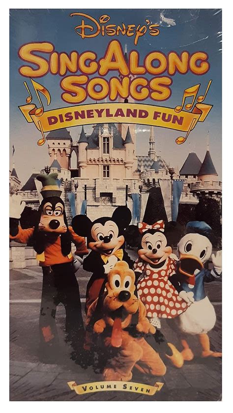 Disney Sing Along Songs Disneyland Fun Vhs