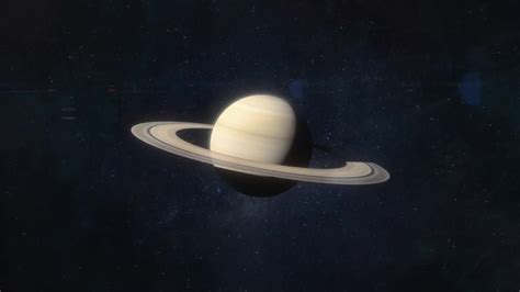 Approaching The Planet Saturn Stock Motion Graphics Motion Array
