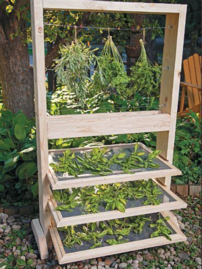 Growing Herbs This Year Build This Diy Herb Drying Rack To Preserve