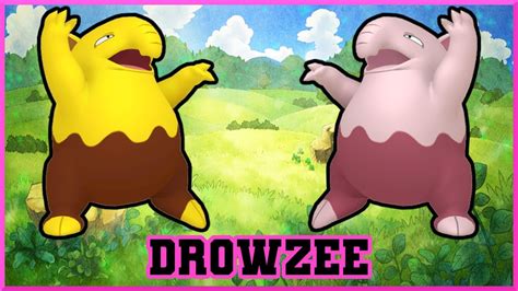 Drowzee Pokedex Entry Pokemon Youtube