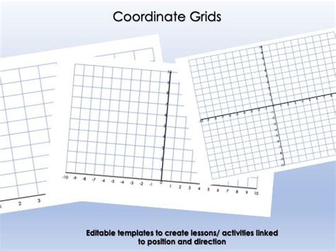 Coordinates Grid Templates Teaching Resources