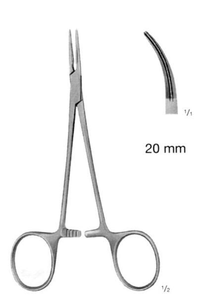 Debakey Atrumatic Mosquito Forceps Curved 125mm
