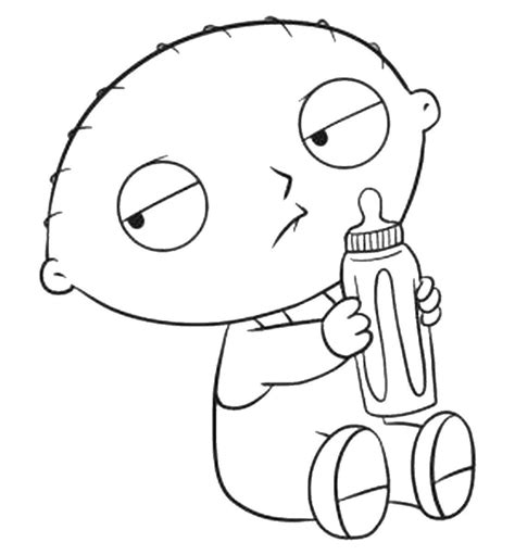 All the griffin family is here : Stewie Family Guy Coloring Pages - Coloring Home
