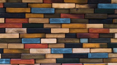 Download Texture Colorful Bricks Blocks Wallpaper
