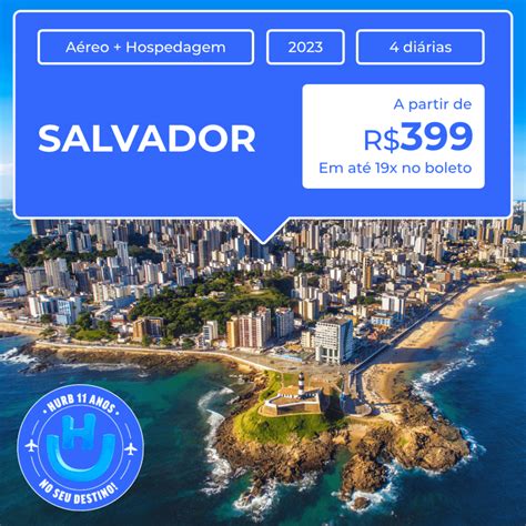 Pacote de Viagem Salvador 2023 a partir de com Aéreo Hospedagem