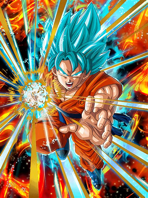 A God Evolved Super Saiyan God Ss Goku Dragon Ball Z Dokkan Battle