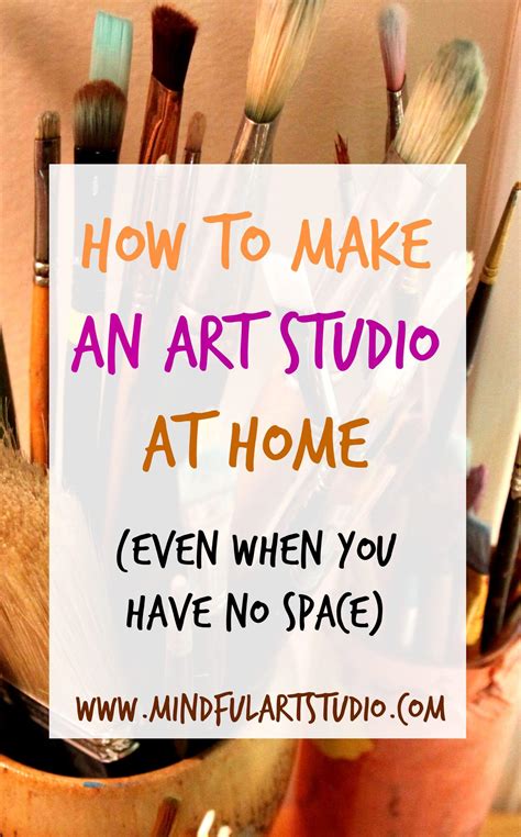 If you want to make a limited run of 50 prints of one piece and take the time to sign and number each one, that's cool too. 12 Ways to Make an Art Studio at Home | Mindful Art Studio