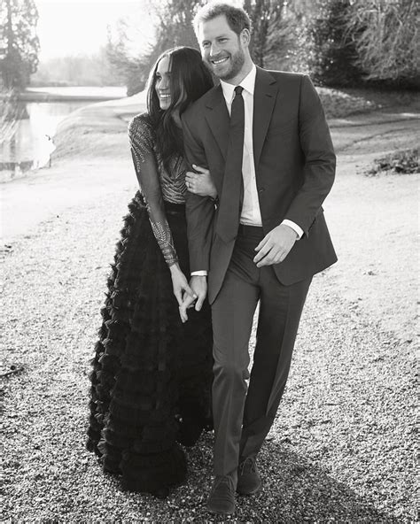 prince harry meghan markle release official engagement photos