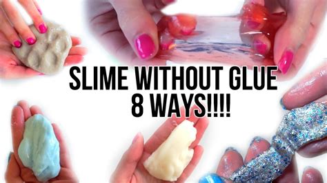 Slime may have started as a trend, but it looks like it's here to stay! HOW TO MAKE SLIME WITHOUT GLUE,BORAX,DETERGENT,CONTACT LENS SOLUTION! 8 WAYS! ANITA STORIES
