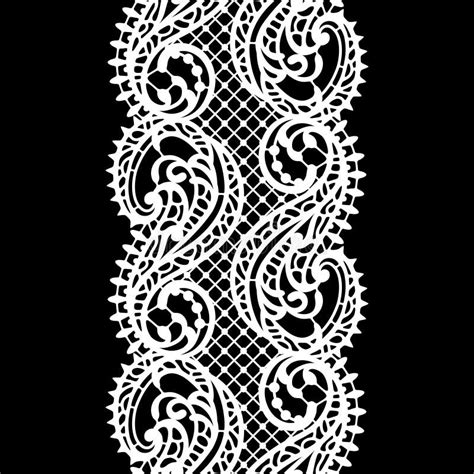 Lace Seamless Pattern Lace Vector Background Stock Vector