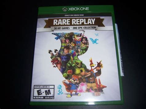 Replacement Case No Game Rare Replay Xbox One 1 Xb1