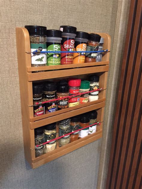 5 Th Wheel Spice Rack Mounted In My Montana Wall Next To My