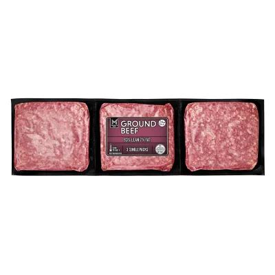 Member S Mark 90 Lean 10 Fat Ground Beef Chub Priced Per Pound