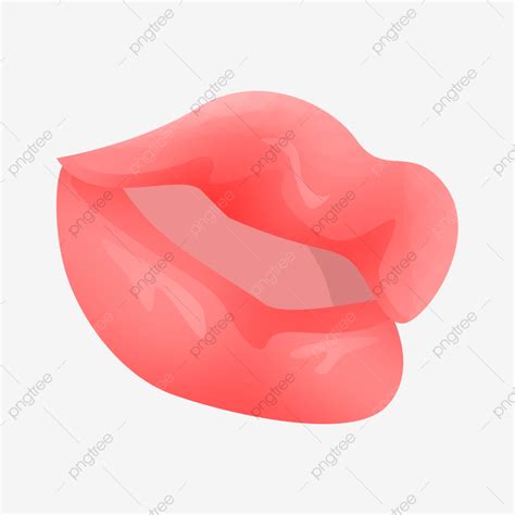 Ilustrasi Mulut Merah Wanita Doodle Merah Muda Bibir Seksi Mulut Wanita Png Transparan