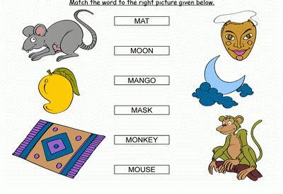 Improve your wordplay with our majestic guide to the letter m: Match the words starting with m