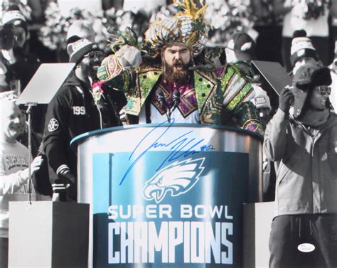 Jason kelce is the mvp of the eagles' super bowl parade. Jason Kelce Signed Eagles Superbowl Parade 16x20 Photo (JSA COA) | Pristine Auction