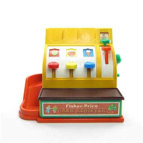 Cash Register Toy Vintage 1974 Fisher Price Fisher Price Fisher