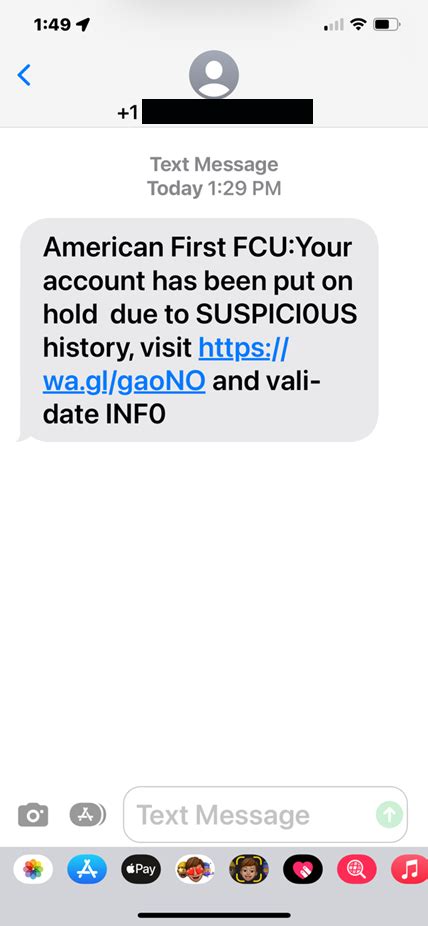 Beware Of Text Scam Alerts America S First Federal Credit Union