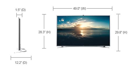 55 Inch Tv Dimensions Explained Updated 2023
