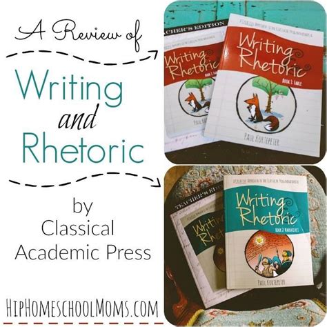 Classical Academic Press's Writing & Rhetoric | Rhetoric, Homeschool