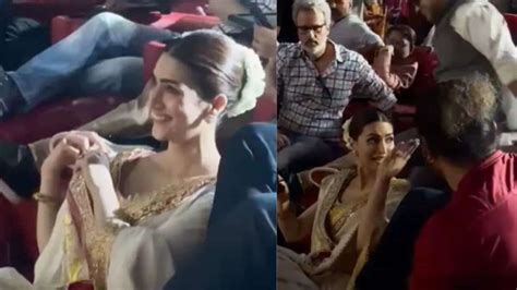 Viral Video Kriti Sanon Sits On Floor At ‘adipurush Trailer Launch Adipurush Trailer