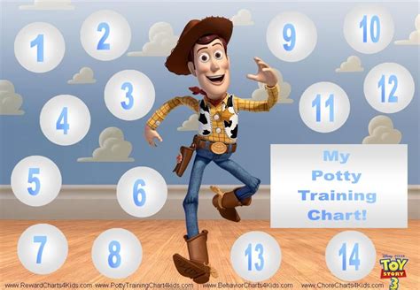 Toy Story Potty Training Chart Potty Training Chart Potty Chart