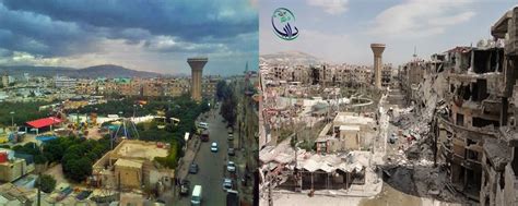 Civil War In Syria Before And After Wow Syria Syrian Middleeast